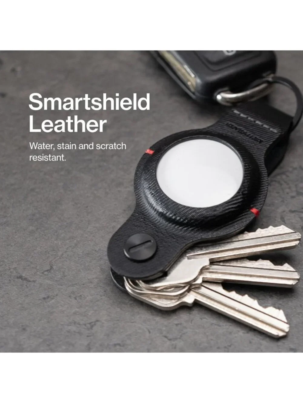 Premium Keychain Holder for Apple AirTag | 5-Key Organizer | Smart Key Storage